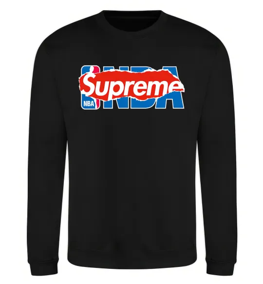 Світшот Supreme NBA Чорний фото