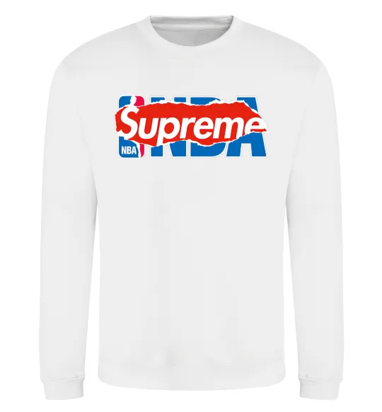 Світшот Supreme NBA Білий фото