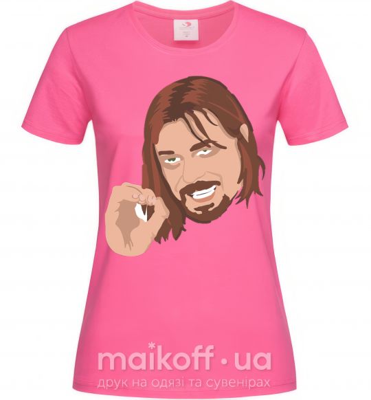 Женская футболка Боромир Ярко-розовый фото