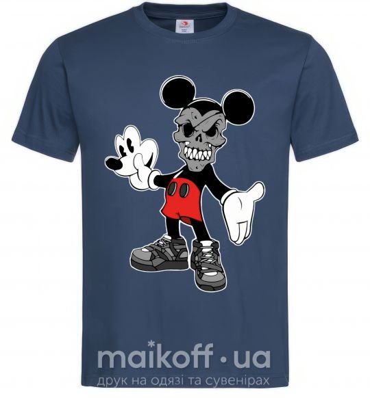 Мужская футболка Scary Mickey Темно-синий фото