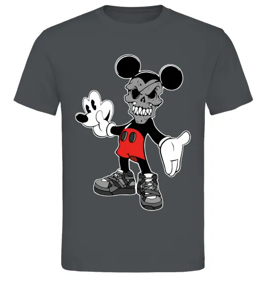 Мужская футболка Scary Mickey Графит фото