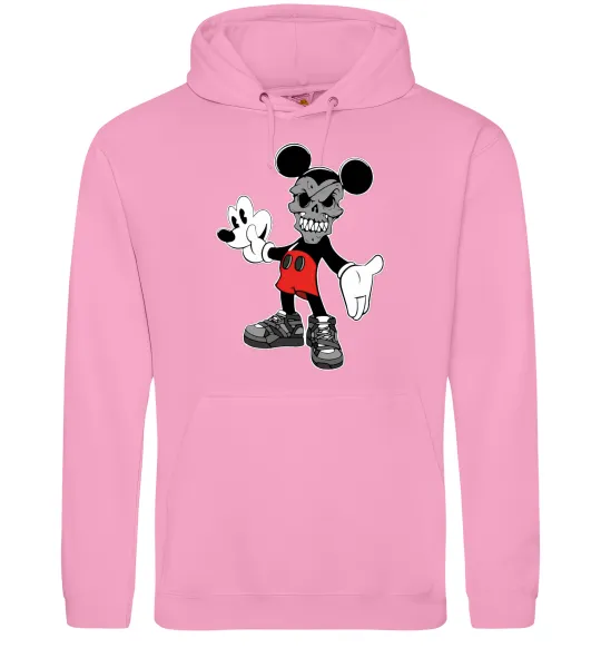 Жіноча толстовка (худі) Scary Mickey Рожевий фото
