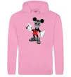 Жіноча толстовка (худі) Scary Mickey Рожевий фото