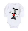Детский боди Scary Mickey Белый фото