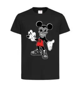 Детская футболка Scary Mickey Черный фото