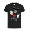 Дитяча футболка Scary Mickey Чорний фото