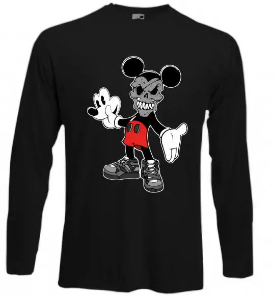 Лонгслив Scary Mickey Черный фото