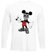 Лонгслив Scary Mickey Белый фото