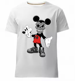 Мужская премиум футболка Wat's up Mikey Белый фото