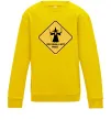 Детский Свитшот You shall not pass sign Солнечно желтый фото