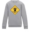 Детский Свитшот You shall not pass sign Серый меланж фото