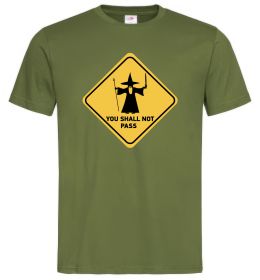 Чоловіча футболка You shall not pass sign