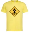 Мужская футболка You shall not pass sign Лимонный фото