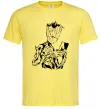 Чоловіча футболка Грут та книга Лимонний Чоловіча футболка Грут та книга Лимонний фото
