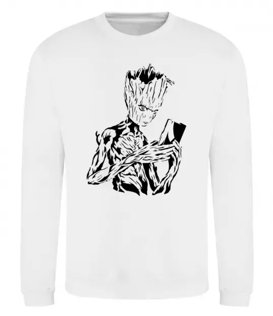 Світшот Грут та книга Білий фото