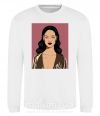 Свитшот Rihanna art Белый фото