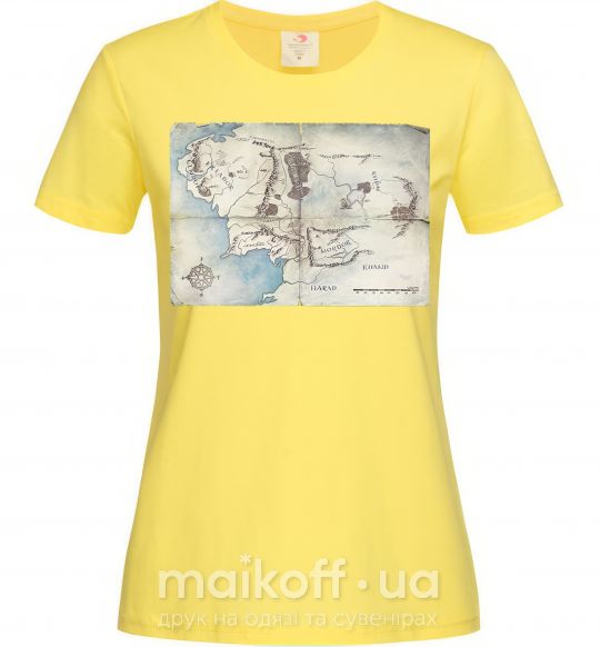 Женская футболка Середзем'я Лимонный фото