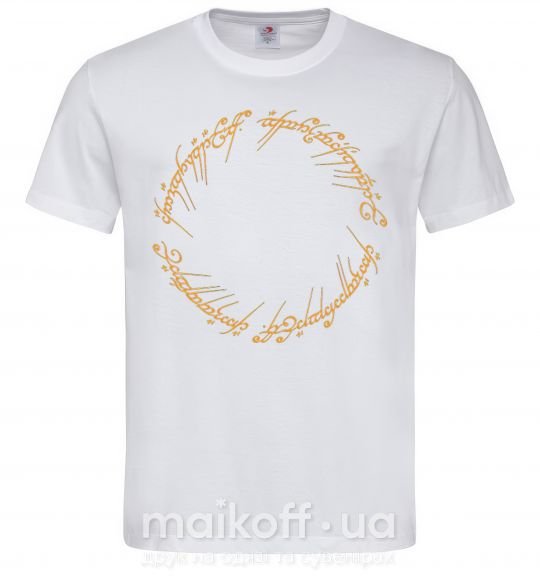 Мужская футболка The Lord of the rings Mordor Белый фото