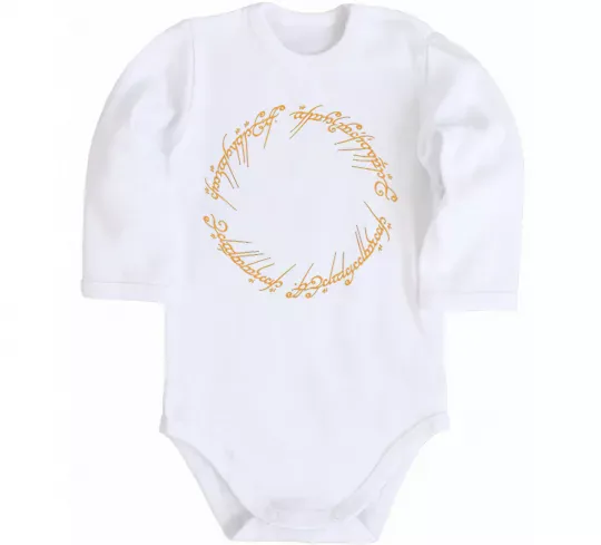 Детский боди The Lord of the rings Mordor Белый фото