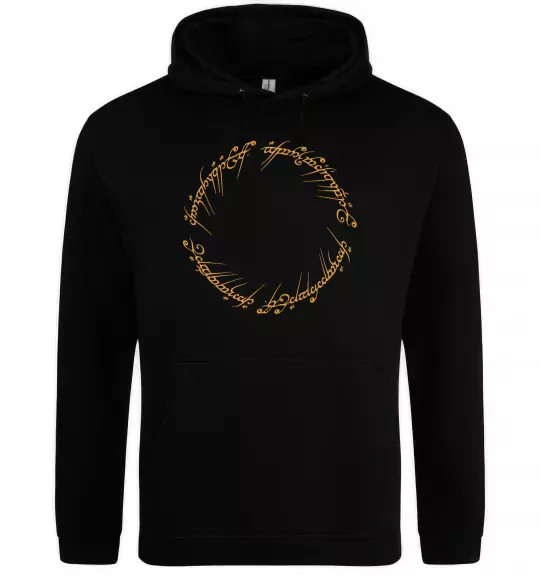 Женская толстовка (худи) The Lord of the rings Mordor Черный фото