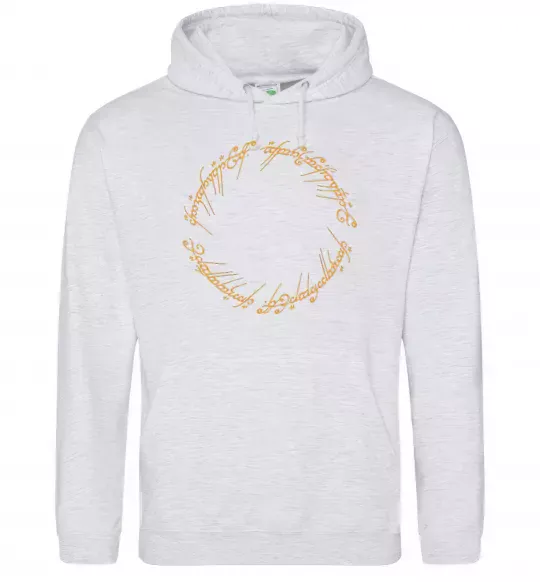 Женская толстовка (худи) The Lord of the rings Mordor Серый меланж фото