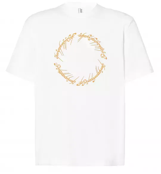 Футболка Оверсайз The Lord of the rings Mordor Білий фото