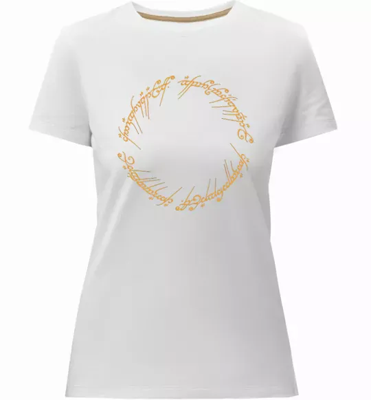 Женская премиум футболка The Lord of the rings Mordor Белый фото