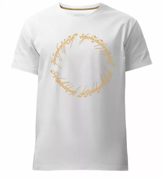 Чоловіча преміум футболка The Lord of the rings Mordor Білий фото