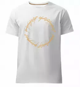 Чоловіча преміум футболка Golum art Білий фото