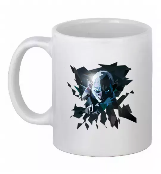 Чашка керамічна Golum art Білий фото