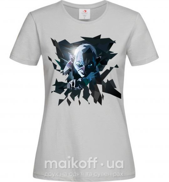Жіноча футболка Golum art Сірий фото