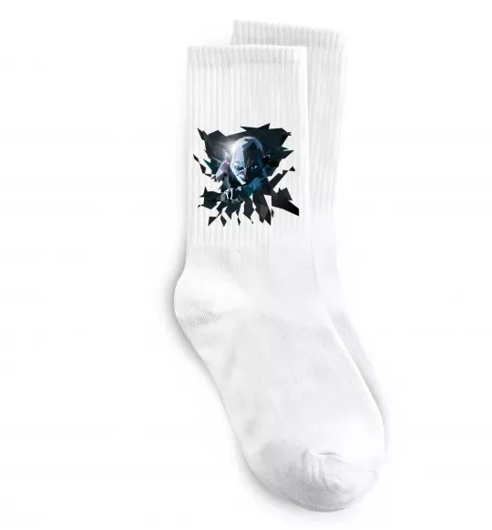 Шкарпетки Golum art Білий фото