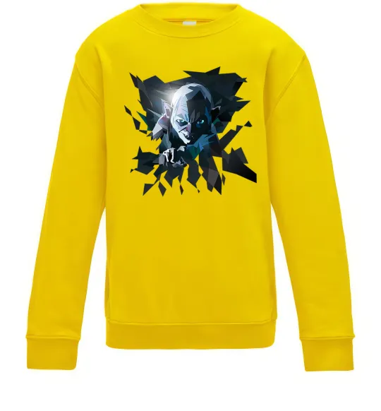 Дитячий світшот Golum art Сонячно жовтий фото