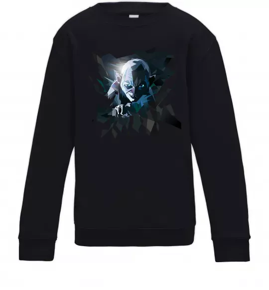 Дитячий світшот Golum art Чорний фото