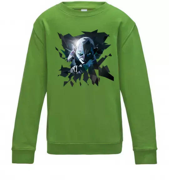 Дитячий світшот Golum art Лаймовий фото