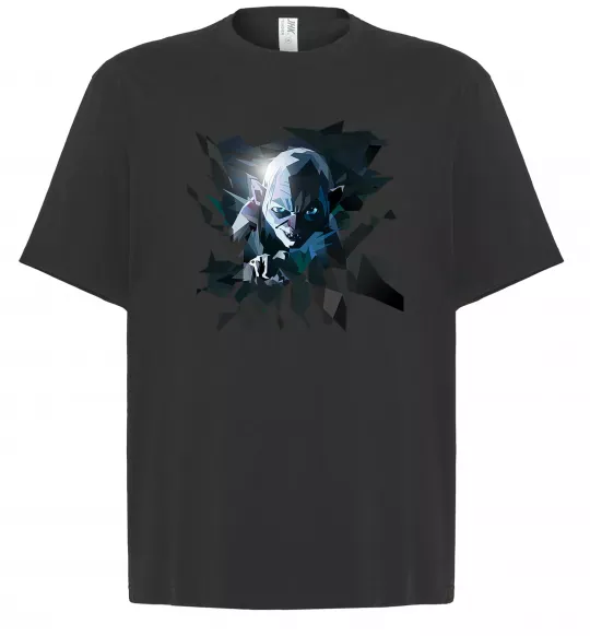 Футболка Оверсайз Golum art Чорний фото