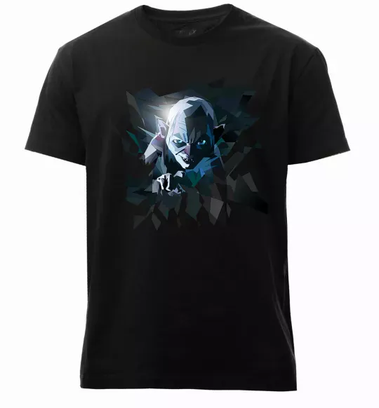 Чоловіча преміум футболка Golum art Чорний фото