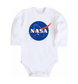Детский боди NASA logo Белый фото