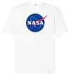 Футболка Оверсайз NASA logo Білий фото