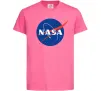 Дитяча футболка NASA logo Яскраво-рожевий Дитяча футболка NASA logo Яскраво-рожевий фото
