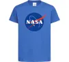 Дитяча футболка NASA logo Яскраво-синій Дитяча футболка NASA logo Яскраво-синій фото