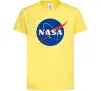 Дитяча футболка NASA logo Лимонний Дитяча футболка NASA logo Лимонний фото