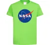Дитяча футболка NASA logo Лаймовий Дитяча футболка NASA logo Лаймовий фото