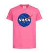 Дитяча футболка NASA logo Яскраво-рожевий фото