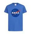 Дитяча футболка NASA logo Яскраво-синій фото