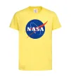 Дитяча футболка NASA logo Лимонний фото