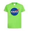 Дитяча футболка NASA logo Лаймовий фото