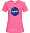 Жіноча футболка NASA logo Яскраво-рожевий фото