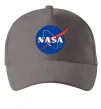 Кепка NASA logo Сірий фото