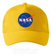 Кепка NASA logo Сонячно жовтий фото